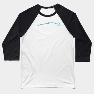 Mercedes F1 Car Line Art - 2021 Model Baseball T-Shirt